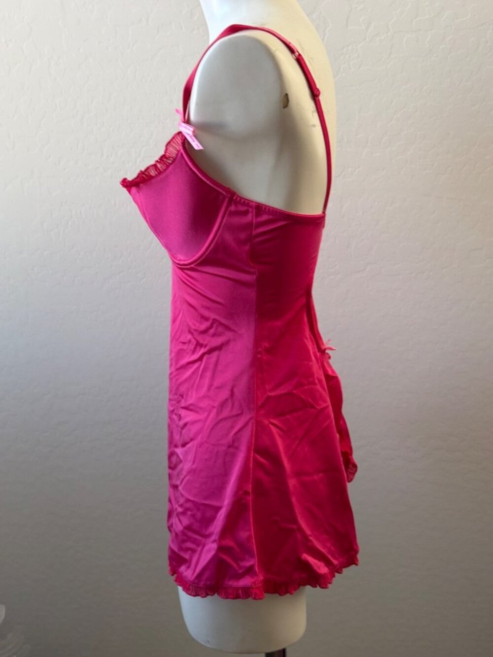 Y2K Victoria's Secret Sexy Little Things Pink Nighty sz 36C (G338) - Picture 6 of 6